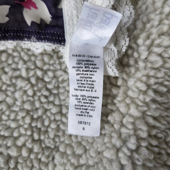 Hanky Panky Purple Flowery Sheer Mesh Bralette - Picture 7 of 8